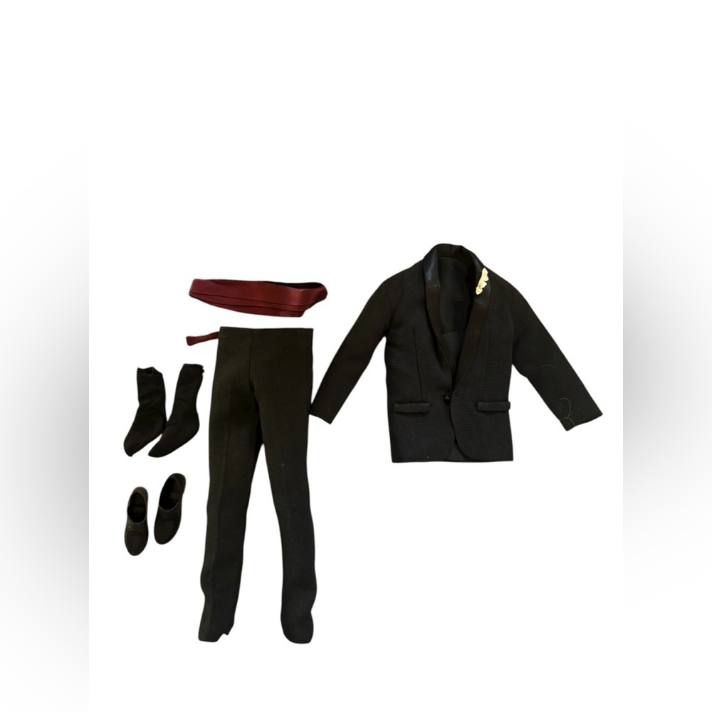 Vintage Barbie-Ken #787 1960’s Tuxedo Jacket, Pants Socks Shoes Cumberbund Tie